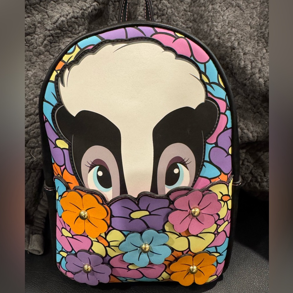 Disney Loungefly Flower from Bambi Colorful Floral Backpack